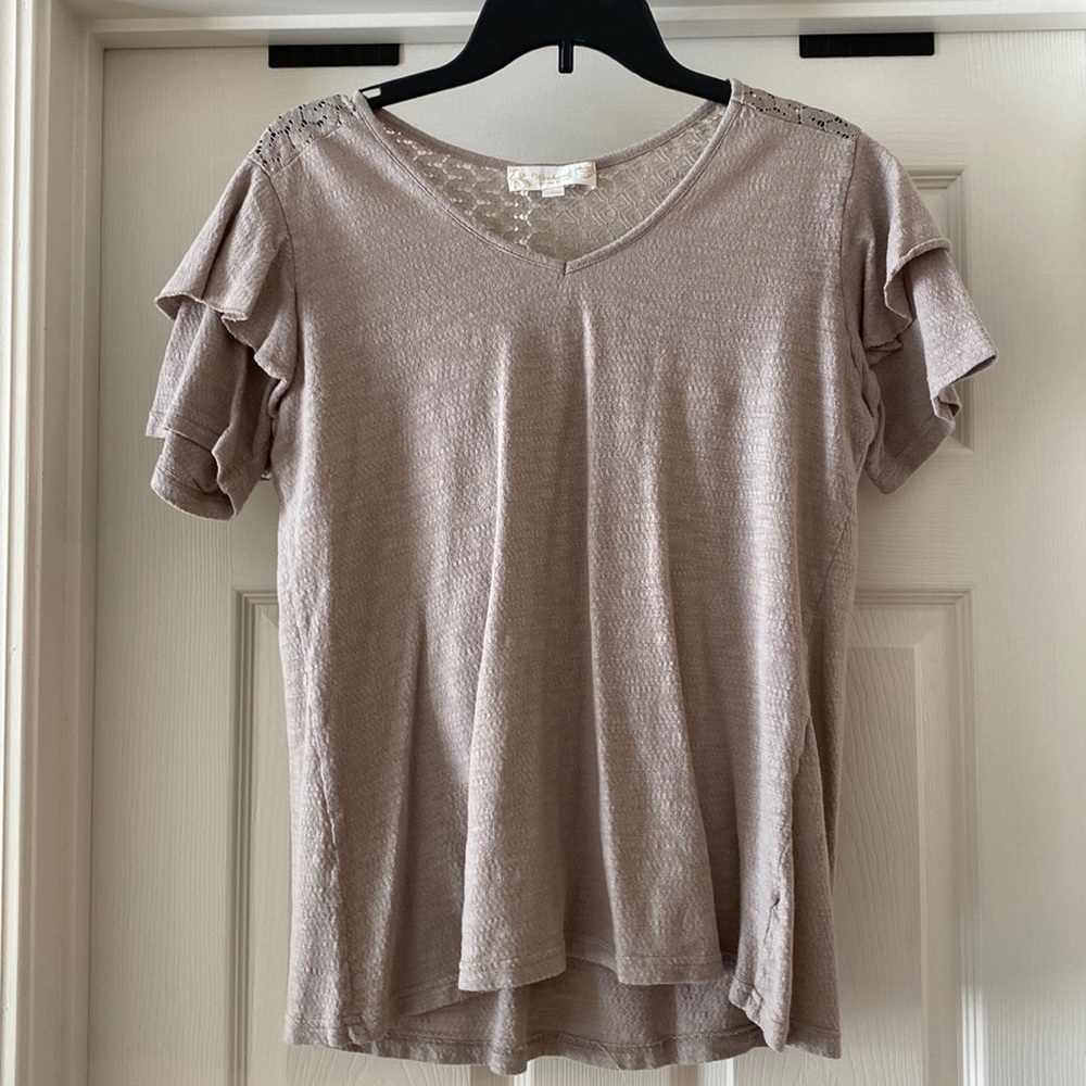 Weekend Suzanne Betro Neutral Summer Blouse